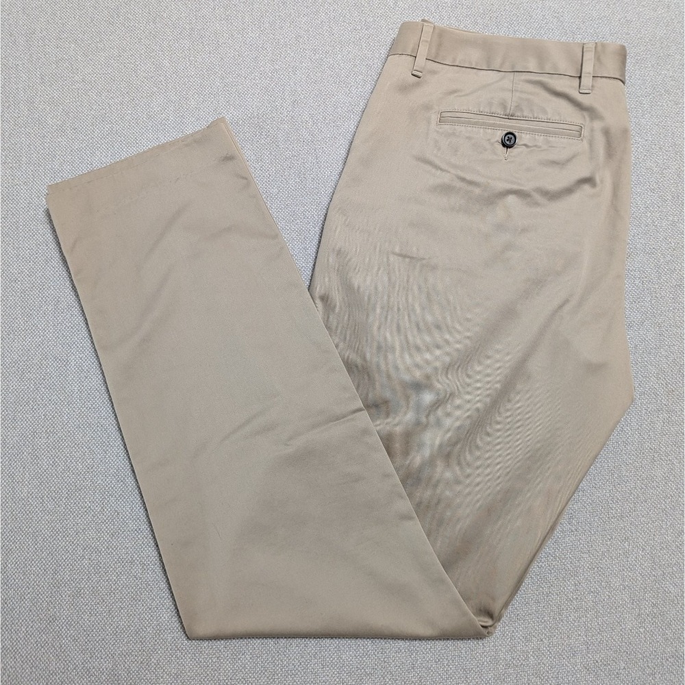 BONOBOS Weekday Warrior Men's 34x34 Khaki Pants Slim Straight Chino Office